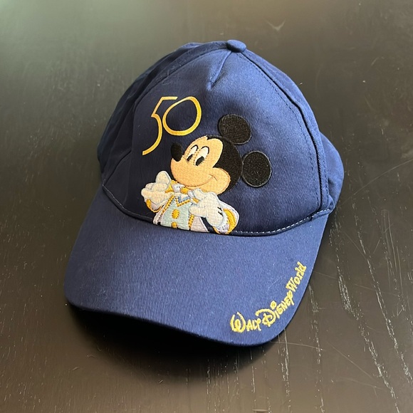Disney Parks 2021 50th Anniversary Celebration Baseball Hat Cap Mickey Mouse - Picture 1 of 5